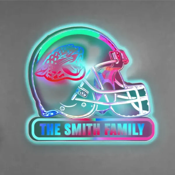 Jacksonville Jaguars Colorfull Acrylic Wall Led Sign SPTCAWLS032 - Image 2