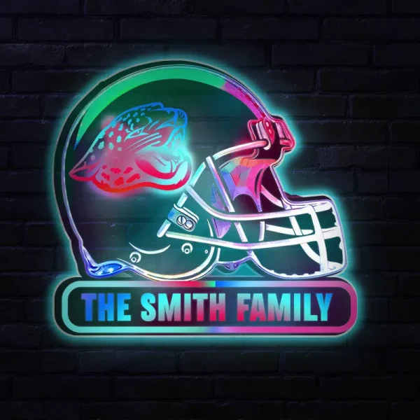 Jacksonville Jaguars Colorfull Acrylic Wall Led Sign SPTCAWLS032 - Image 3