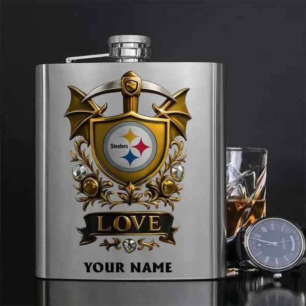 Pittsburgh Steelers Hip Flask Bottle Special Gift For Fans SPTHIPFB002