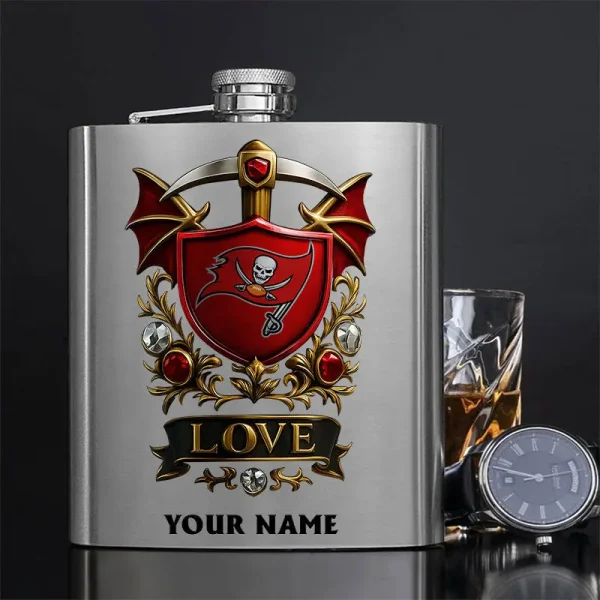 Tampa Bay Buccaneers Hip Flask Bottle Special Gift For Fans SPTHIPFB004