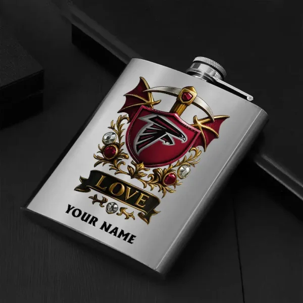 Atlanta Falcons Hip Flask Bottle Special Gift For Fans SPTHIPFB006 - Image 3