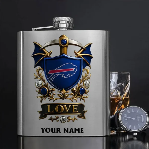 Buffalo Bills Hip Flask Bottle Special Gift For Fans SPTHIPFB008