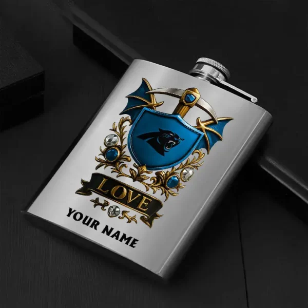 Carolina Panthers Hip Flask Bottle Special Gift For Fans SPTHIPFB009 - Image 3