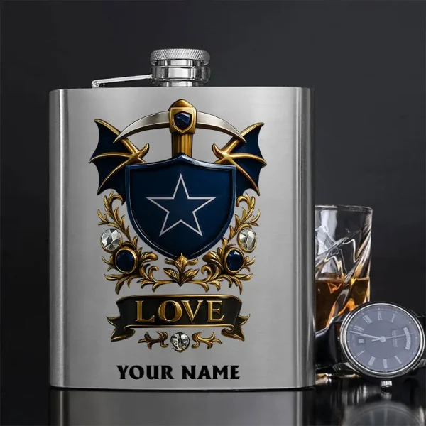 Dallas Cowboys Hip Flask Bottle Special Gift For Fans SPTHIPFB014