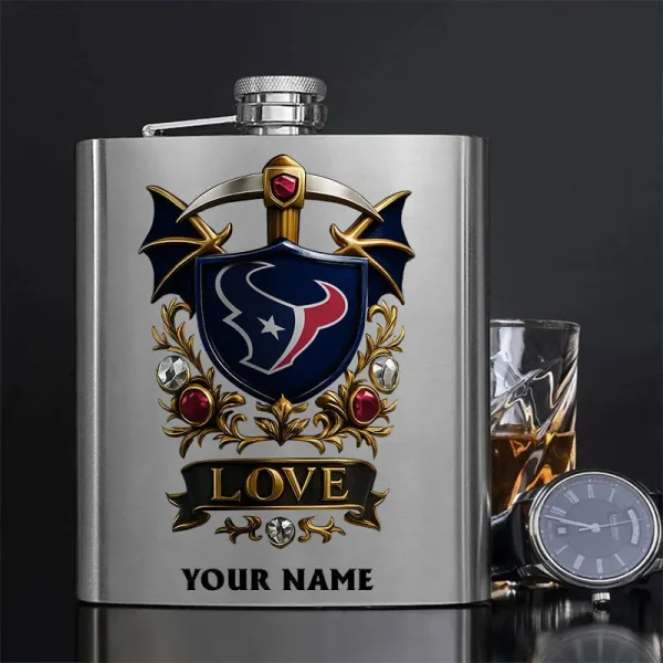 Houston Texans Hip Flask Bottle Special Gift For Fans SPTHIPFB018