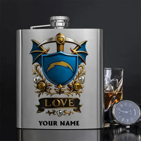 Los Angeles Chargers Hip Flask Bottle Special Gift For Fans SPTHIPFB022