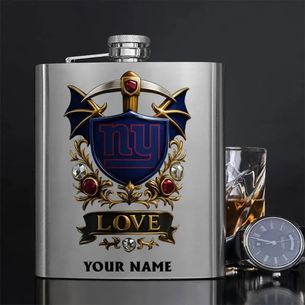 New York Giants Hip Flask Bottle Special Gift For Fans SPTHIPFB027