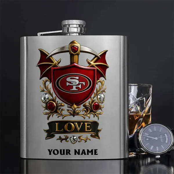 San Francisco 49ers Hip Flask Bottle Special Gift For Fans SPTHIPFB029