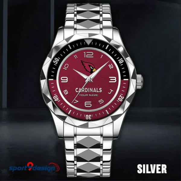 Arizona Cardinals Business Watch For Men Automatic Mechanical Stainless Steel Band 2025 SPTDMW771 - Image 2
