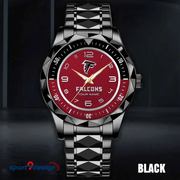Atlanta Falcons Business Watch For Men Automatic Mechanical Stainless Steel Band 2025 SPTDMW772 - Image 2