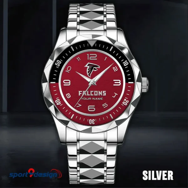 Atlanta Falcons Business Watch For Men Automatic Mechanical Stainless Steel Band 2025 SPTDMW772 - Image 3