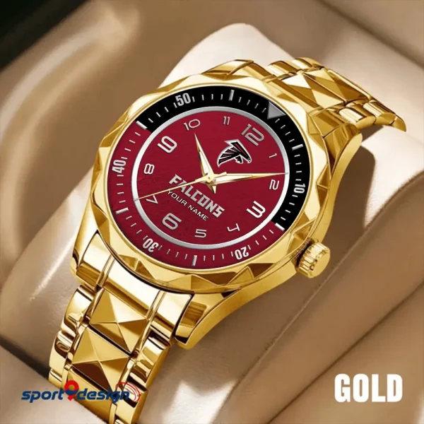 Atlanta Falcons Business Watch For Men Automatic Mechanical Stainless Steel Band 2025 SPTDMW772 - Image 4