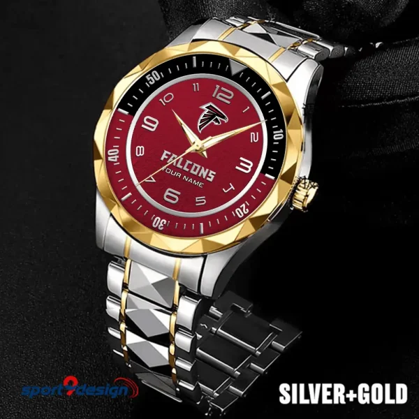 Atlanta Falcons Business Watch For Men Automatic Mechanical Stainless Steel Band 2025 SPTDMW772