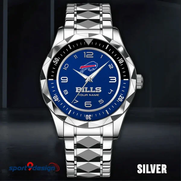 Buffalo Bills Business Watch For Men Automatic Mechanical Stainless Steel Band 2025 SPTDMW774 - Image 2