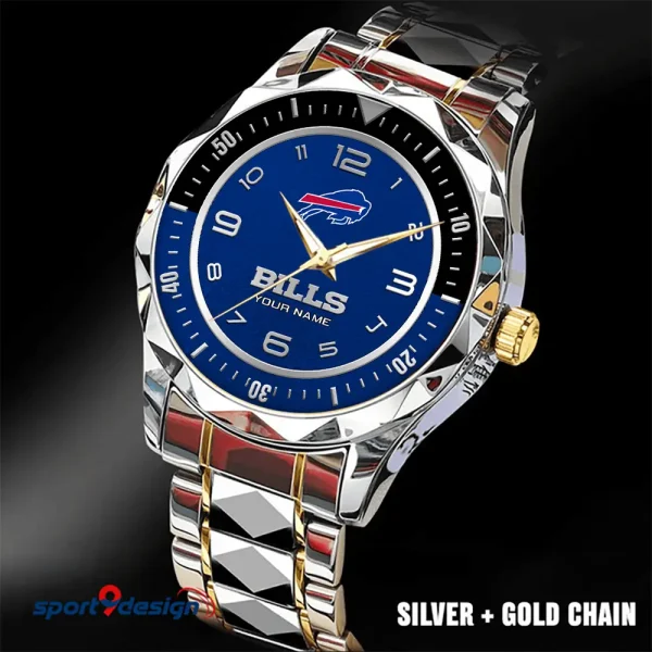 Buffalo Bills Business Watch For Men Automatic Mechanical Stainless Steel Band 2025 SPTDMW774 - Image 5