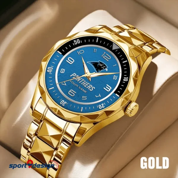 Carolina Panthers Business Watch For Men Automatic Mechanical Stainless Steel Band 2025 SPTDMW775 - Image 4