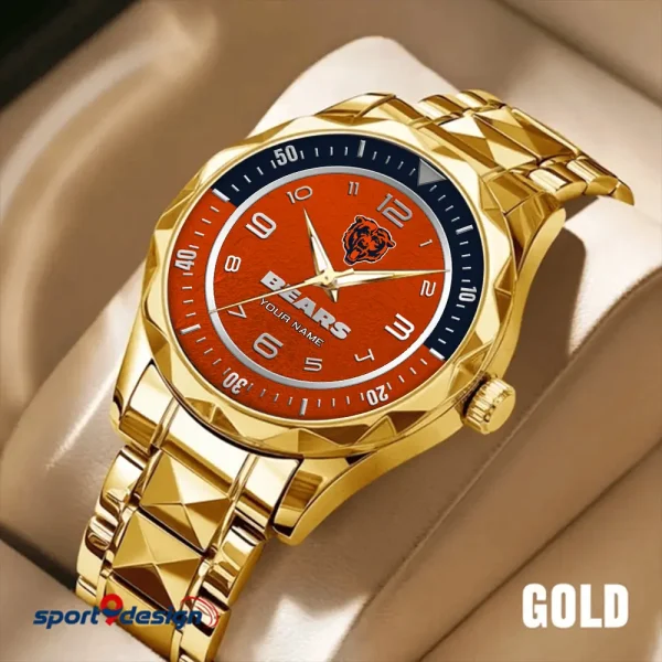 Chicago Bears Business Watch For Men Automatic Mechanical Stainless Steel Band 2025 SPTDMW776 - Image 4