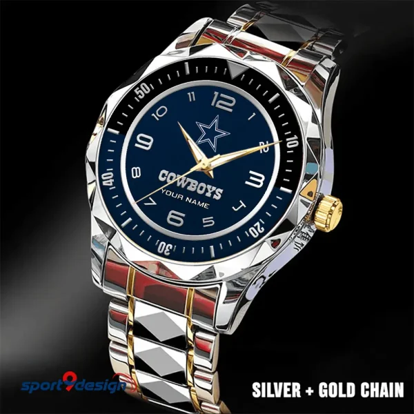 Dallas Cowboys Business Watch For Men Automatic Mechanical Stainless Steel Band 2025 SPTDMW779 - Image 2