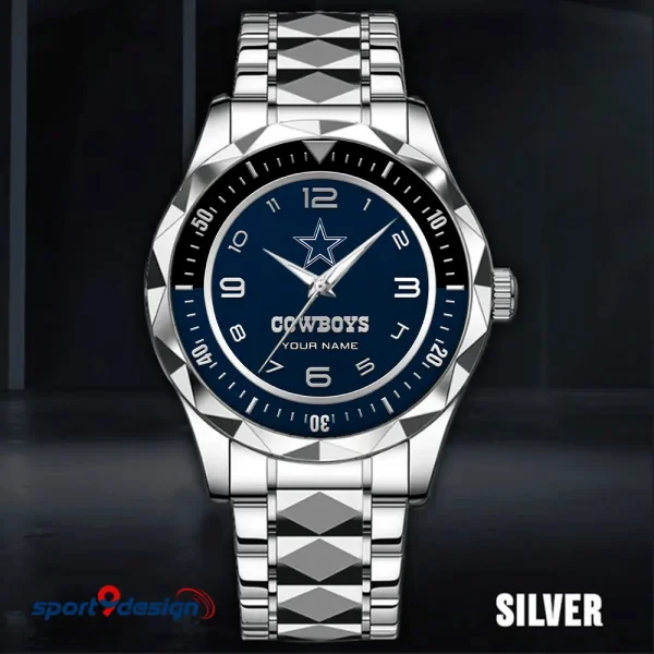 Dallas Cowboys Business Watch For Men Automatic Mechanical Stainless Steel Band 2025 SPTDMW779 - Image 3