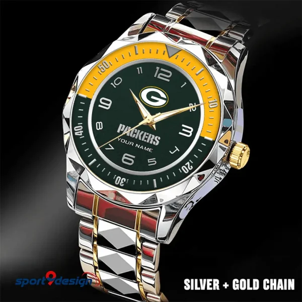 Green Bay Packers Business Watch For Men Automatic Mechanical Stainless Steel Band 2025 SPTDMW782 - Image 2