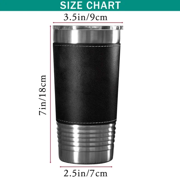 Washington Commanders Leather Tumbler Sport Gift For Fans SPTLEATHERTUM032 - Image 6