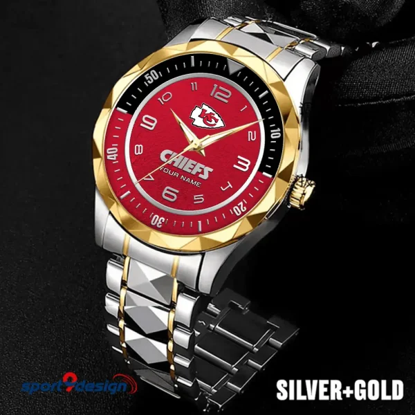 Kansas City Chiefs Business Watch For Men Automatic Mechanical Stainless Steel Band 2025 SPTDMW786