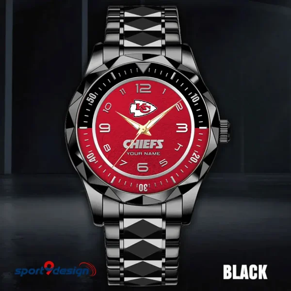 Kansas City Chiefs Business Watch For Men Automatic Mechanical Stainless Steel Band 2025 SPTDMW786 - Image 2