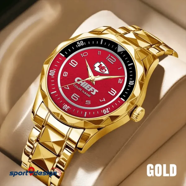 Kansas City Chiefs Business Watch For Men Automatic Mechanical Stainless Steel Band 2025 SPTDMW786 - Image 3