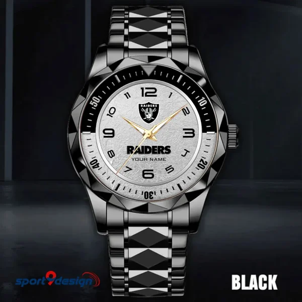 Las Vegas Raiders Business Watch For Men Automatic Mechanical Stainless Steel Band 2025 SPTDMW787 - Image 3