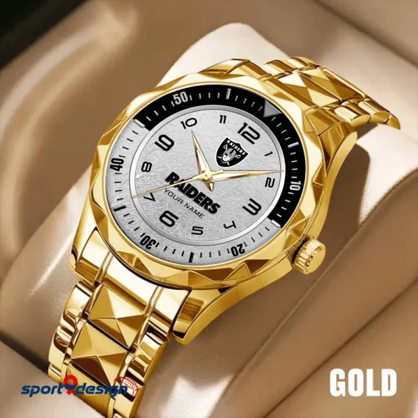 Las Vegas Raiders Business Watch For Men Automatic Mechanical Stainless Steel Band 2025 SPTDMW787 - Image 4