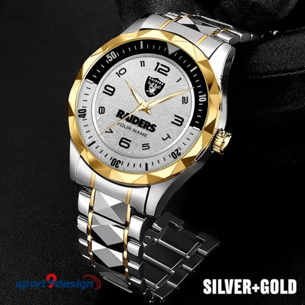 Las Vegas Raiders Business Watch For Men Automatic Mechanical Stainless Steel Band 2025 SPTDMW787