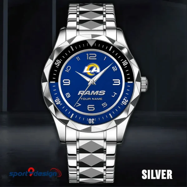 Los Angeles Rams Business Watch For Men Automatic Mechanical Stainless Steel Band 2025 SPTDMW789 - Image 2