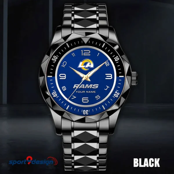 Los Angeles Rams Business Watch For Men Automatic Mechanical Stainless Steel Band 2025 SPTDMW789 - Image 3