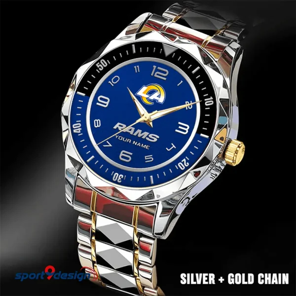 Los Angeles Rams Business Watch For Men Automatic Mechanical Stainless Steel Band 2025 SPTDMW789 - Image 5
