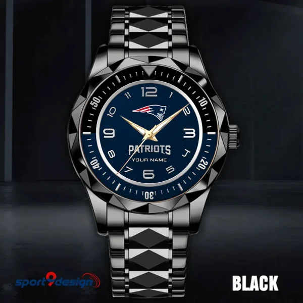 New England Patriots Business Watch For Men Automatic Mechanical Stainless Steel Band 2025 SPTDMW792 - Image 3