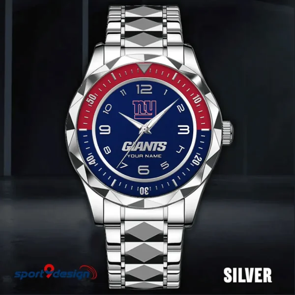 New York Giants Business Watch For Men Automatic Mechanical Stainless Steel Band 2025 SPTDMW794 - Image 2