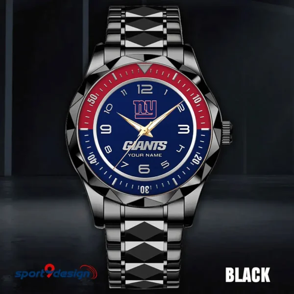 New York Giants Business Watch For Men Automatic Mechanical Stainless Steel Band 2025 SPTDMW794 - Image 3