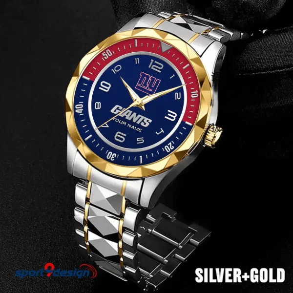 New York Giants Business Watch For Men Automatic Mechanical Stainless Steel Band 2025 SPTDMW794