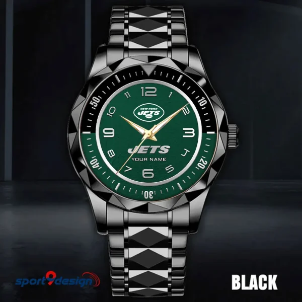 New York Jets Business Watch For Men Automatic Mechanical Stainless Steel Band 2025 SPTDMW795 - Image 3