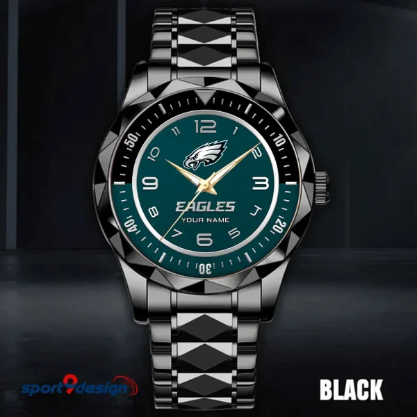 Philadelphia Eagles Business Watch For Men Automatic Mechanical Stainless Steel Band 2025 SPTDMW796 - Image 2