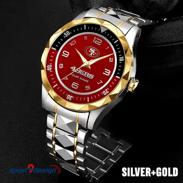 San Francisco 49ers Business Watch For Men Automatic Mechanical Stainless Steel Band 2025 SPTDMW798