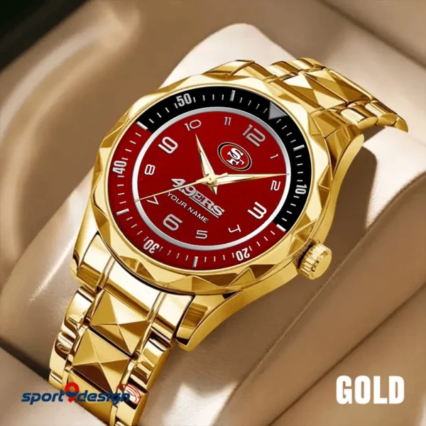 San Francisco 49ers Business Watch For Men Automatic Mechanical Stainless Steel Band 2025 SPTDMW798 - Image 3