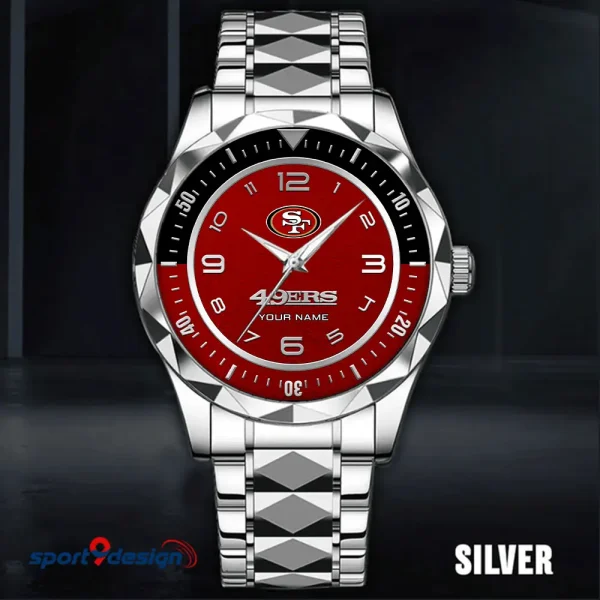 San Francisco 49ers Business Watch For Men Automatic Mechanical Stainless Steel Band 2025 SPTDMW798 - Image 5
