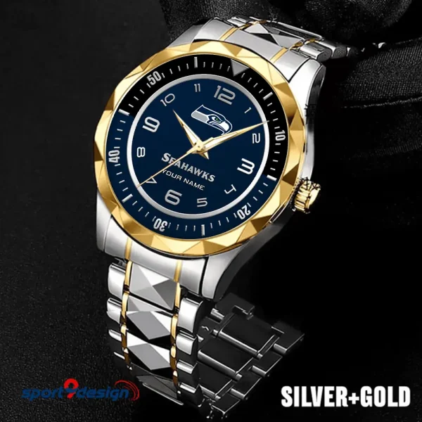 Seattle Seahawks Business Watch For Men Automatic Mechanical Stainless Steel Band 2025 SPTDMW799