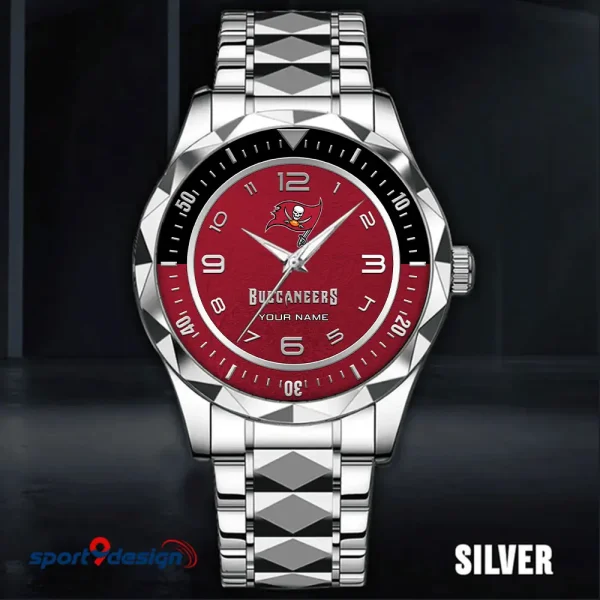 Tampa Bay Buccaneers Business Watch For Men Automatic Mechanical Stainless Steel Band 2025 SPTDMW800