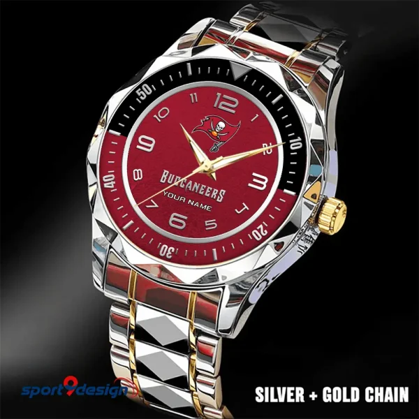 Tampa Bay Buccaneers Business Watch For Men Automatic Mechanical Stainless Steel Band 2025 SPTDMW800 - Image 4