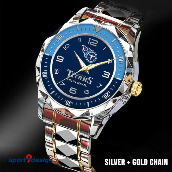 Tennessee Titans Business Watch For Men Automatic Mechanical Stainless Steel Band 2025 SPTDMW801 - Image 5