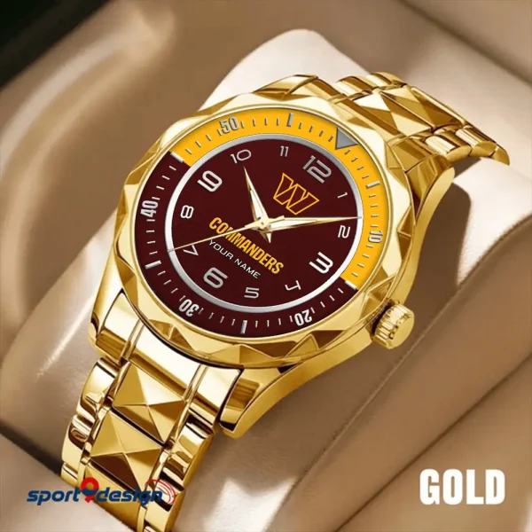 Washington Commanders Business Watch For Men Automatic Mechanical Stainless Steel Band 2025 SPTDMW802 - Image 3