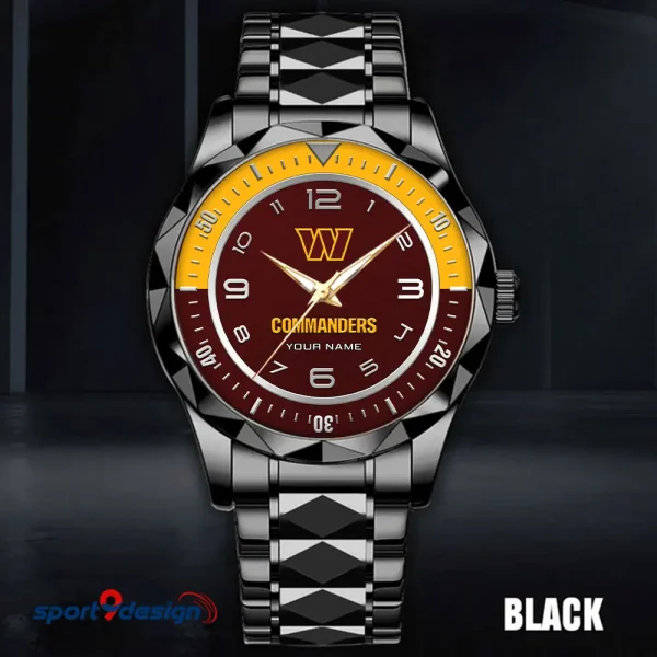 Washington Commanders Business Watch For Men Automatic Mechanical Stainless Steel Band 2025 SPTDMW802 - Image 4
