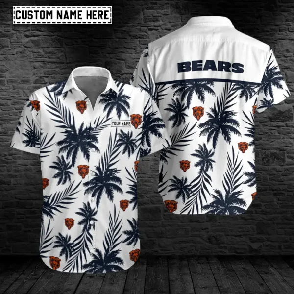 Chicago Bears Button Shirt Summer Holiday Gift For Sports Enthusiast AZCBS206